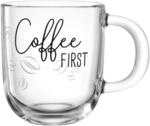 LEONARDO HOME Ufficio Tasse "COFFEE FIRST", 1 St&uuml;ck, sp&uuml;lmaschinenfeste