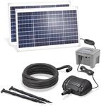 Esotec Solarpumpe Solar Bachlaufpumpe Wasserfall 70/2800 Akku 101942 | Set mit