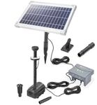 esotec Solarpumpe Solar Teichpumpe Wasserspiel Pumpe 8/400 Akku LED 101936 |...