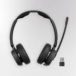 EPOS Impact 1000 MS UC ANC Kabelloses Bluetooth-Headset mit USB-C + USB-A Adapter