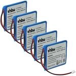 vhbw 5X Akku kompatibel mit Innovaphone IP64 | IP61 schnurlos Festnetz Telefon...