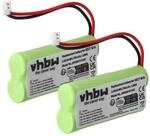 vhbw 2x Akku Ersatz f&uuml;r Audioline 08C/CP18NM | BC101276 f&uuml;r schnurlos Festnetz