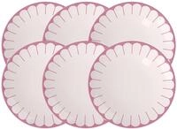 Villeroy & Boch Fleur Cassis Fr&uuml;hst&uuml;ck/Dessertteller 21cm Set6