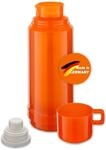 ROTPUNKT Isolierflasche 1 Liter mit integriertem Becher - Hochwertige...