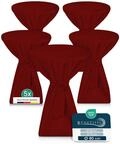 Beautissu 5X Premium Stehtischhusse Blickdicht rutschfest b&uuml;gelfrei | &Oslash;80-85cm