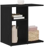 vidaXL Beistelltisch Schwarz Eichen-Optik 50 x 30 x 50 cm | Das schicke Finish...