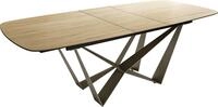 Esszimmertisch Edge Boot 180-220x100 cm Keramik Laminam&reg; Sabbia Eichefarbig |...