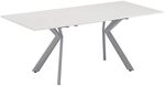 Vicco Esstisch Trill, Wei&szlig;/Grau, 140-190 x 90 cm | ausziehbar, mit...