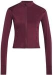 adidas Women's PrimeLift Essentials Workout-Jacke, gl&auml;nzendes Material,