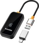 TechniSat TECHNICAST 100 - Wireless CarPlay- und Android Auto Adapter | geeignet ab