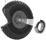 TRUTZHOLM Sackkarrenrad 260x85mm Vollgummi 3.00-4 PU Ersatzrad f&uuml;r Sackkarre...