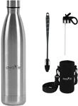AWAVE Recycelte Edelstahl Trinkflasche 750 ml Doppelwandig Isolierte Thermo...