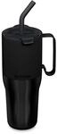 Klean Kanteen Rise Thermosbecher aus Edelstahl, mit Flip Lid Deckel,Trinkhalm und