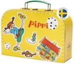 Pippi Langstrumpf Pippi Pappkoffer Gelb 25 cm &ndash; Kinderkoffer mit...