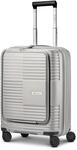 REDOLZ Kleiner Handgep&auml;ck-Koffer mit Laptopfach | Cabin-Trolley | 40 x 23 x 55...