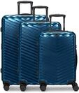 REDOLZ Ultra leicht Hartschalen Koffer-Set 3-teilig | Shiny Oberfl&auml;che & mit