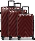 REDOLZ Ultra leicht Hartschalen Koffer-Set 3-teilig | Shiny Oberfl&auml;che & mit