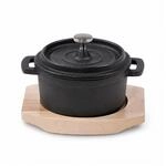 Freyersbacher Auflauff&ouml;rmchen Gusseisen &oslash; 9 cm, Mini Cocotte 280 ml, Kleiner