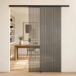 Mai & Mai Glasschiebet&uuml;r komplettset Zimmert&uuml;r Matt Schwarz 77,5x205cm | 8mm