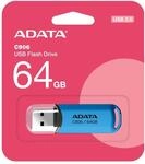 MEMORII USB 2.0 Adata, 64GB, albastru "AC906-64G-RWB" (timbru verde 0.03 lei)