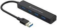 Conceptronic C4PUSB3 4-Port USB 3.0 Hub - USB 3.0 SuperSpeed ​​5Gbps