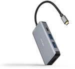 NANOCABLE 10.16.1005 &ndash; 5-in-1-Konverter-Hub, USB-C 3.2 GEN1 5G-Stecker auf 3 USB-A