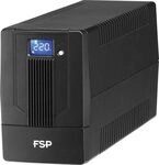 FSP iFP 600 Line-Interactive USV 600VA/360W, 2X Schuko,LCD-Touchscreen, Eingang