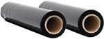 vidaXL Stretchfolie 2 Stk. Schwarz 20 &mu;m 50 cm x 300 m