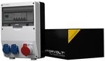 Doktorvolt Stromverteiler Baustromverteiler pTD-S/FI Mennekes Steckdosen Schuko