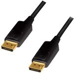 LogiLink CV0076 DisplayPort 1.2 Anschlusskabel, Ultra HD, 3D, 4K2K/60Hz Schwarz