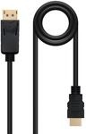 NANOCABLE 10.15.4300 &ndash; Displayport-auf-HDMI-Konverterkabel, Displayport/Stecker &ndash;