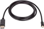 AKYGA Kabel DisplayPort - miniDisplayPort AK-AV-15 1.8m gold plated black adapter DP