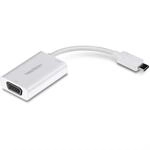 TRENDnet USB-C zu VGA Adapter mit Stromversorgung, Hochgeschwindigkeits USB-C