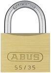 ABUS Vorh&auml;ngeschloss 55/35 aus Messing - Geh&auml;rteter Stahl, 40 mm | Automatische