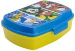 STOR Kinder Brotdose Micky Maus, Rechteckige Lunchbox 1333ml, BPA-Frei, Robustes