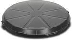 Pizzabox ToGo wiederverwendbar aus Kunststoff - Box Schwarz und transparent 