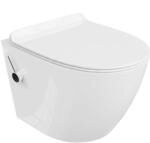 LAVITA Wand-WC Salto H&auml;nge Toilette WC Sitz WC Bidet-Funktion Colordeckel mit