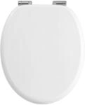 WOLTU Premium WC-Sitz Toilettensitz mit Absenkautomatik, MDF Holzkern, Softclose