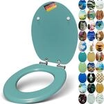 SANFINO&reg; Premium WC Sitz mit Absenkautomatik &ndash; hochwertige Toilettendeckel...