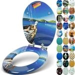 SANFINO&reg; Premium WC Sitz mit Absenkautomatik &ndash; hochwertige Toilettendeckel...