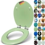 SANFINO&reg; Premium WC Sitz mit Absenkautomatik &ndash; hochwertige Toilettendeckel...