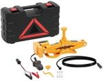 MSW MSW-ECJ-12-02 Elektrischer Wagenheber 12 V Radwechsel-Set Scherenwagenheber