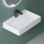 Mai & Mai Waschbecken 50x38x12cm Wei&szlig; Matt inkl. Ablaufgarnitur |...