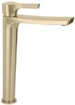 Rea - Premium Waschtischarmatur Maxim Gold geb&uuml;rstet Hoch - 16,7 x 21 x 29,4 cm