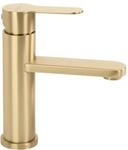 Rea - Waschbeckenarmatur Arcos Low - Geb&uuml;rstetes Gold - Messing - 9,8x20x18,5...