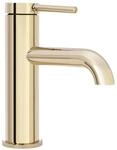 Rea Waschtischarmatur SPOT GOLD LOW Wasserhahn Bad Badarmatur aus Messing...