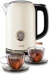 Klarstein Victoria Wasserkocher 1,7 L &ndash; Retro-Wasserkocher 2200 W,...