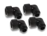 Alphacool 17609 Eiszapfen 16mm HardTube Anschraubt&uuml;lle 90&deg; drehbar G1/4 f&uuml;r