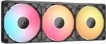 CORSAIR RX360 II RGB Einheitlicher Rahmen mit 3 L&uuml;ftern &ndash; Schwarz | Brillante