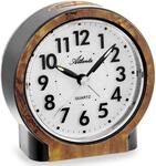 Atlanta Wecker ohne Ticken ger&auml;uscharm mit Licht Snooze Quarz Analog - 2173/20